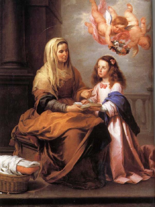 Bartolome Esteban Murillo St Anne and the small Virgin Mary China oil painting art